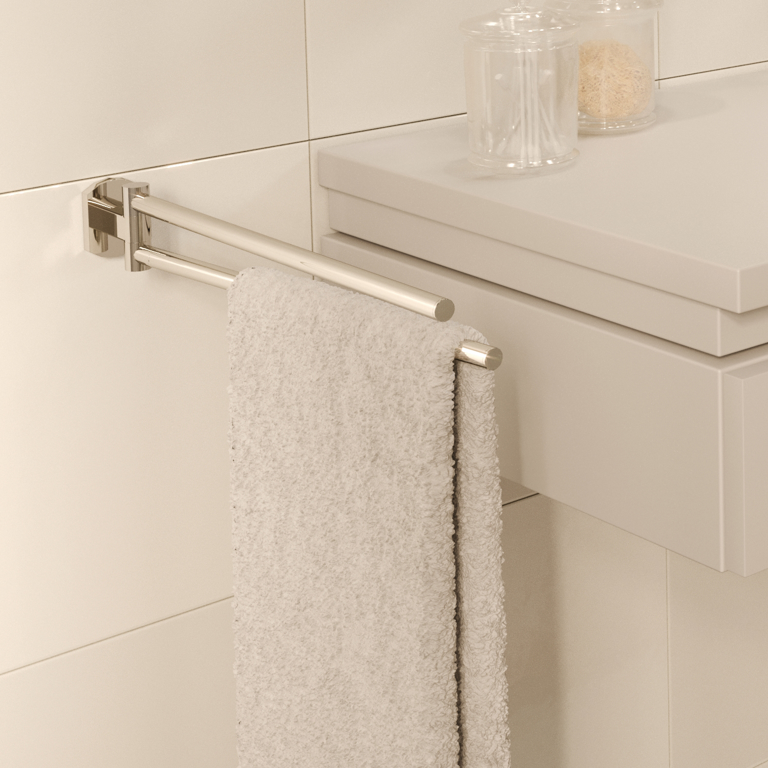 Gedy Edera Plus Porta asciugamani senza Coperchio ottone Argento 15.9 x 7.4 x | Acquisti Online su