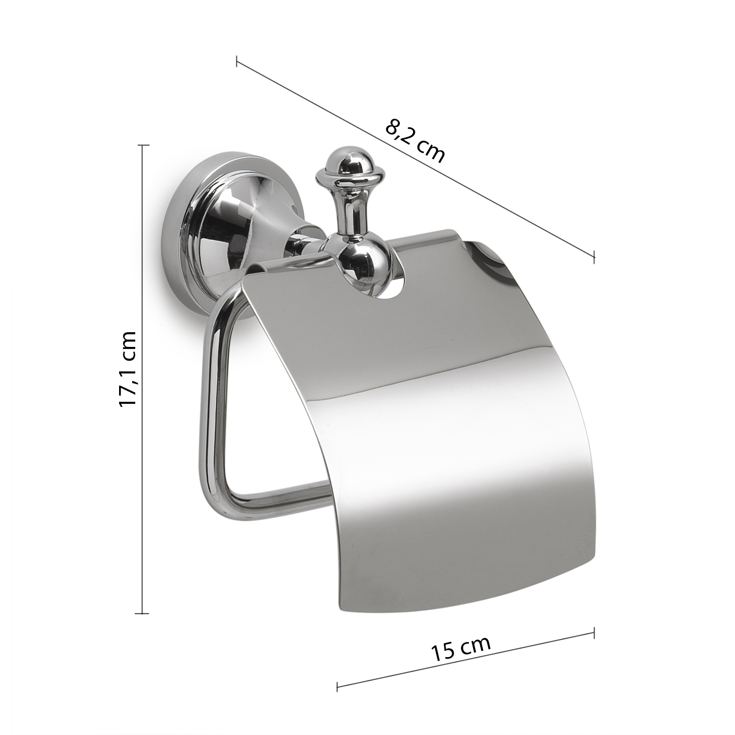 Portarotolo Da Cucina In Acciaio Inox Nu Steel Con Base Mosaico Aqua – Design Elegante E Pratico