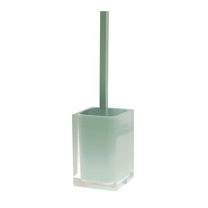 Rainbow toilet brush holder green mint