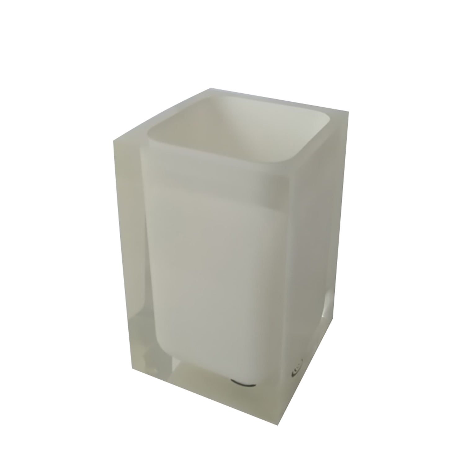 Porta-Pañuelos Rectangular Rainbow Verde Ácido | Gedy - Resinas