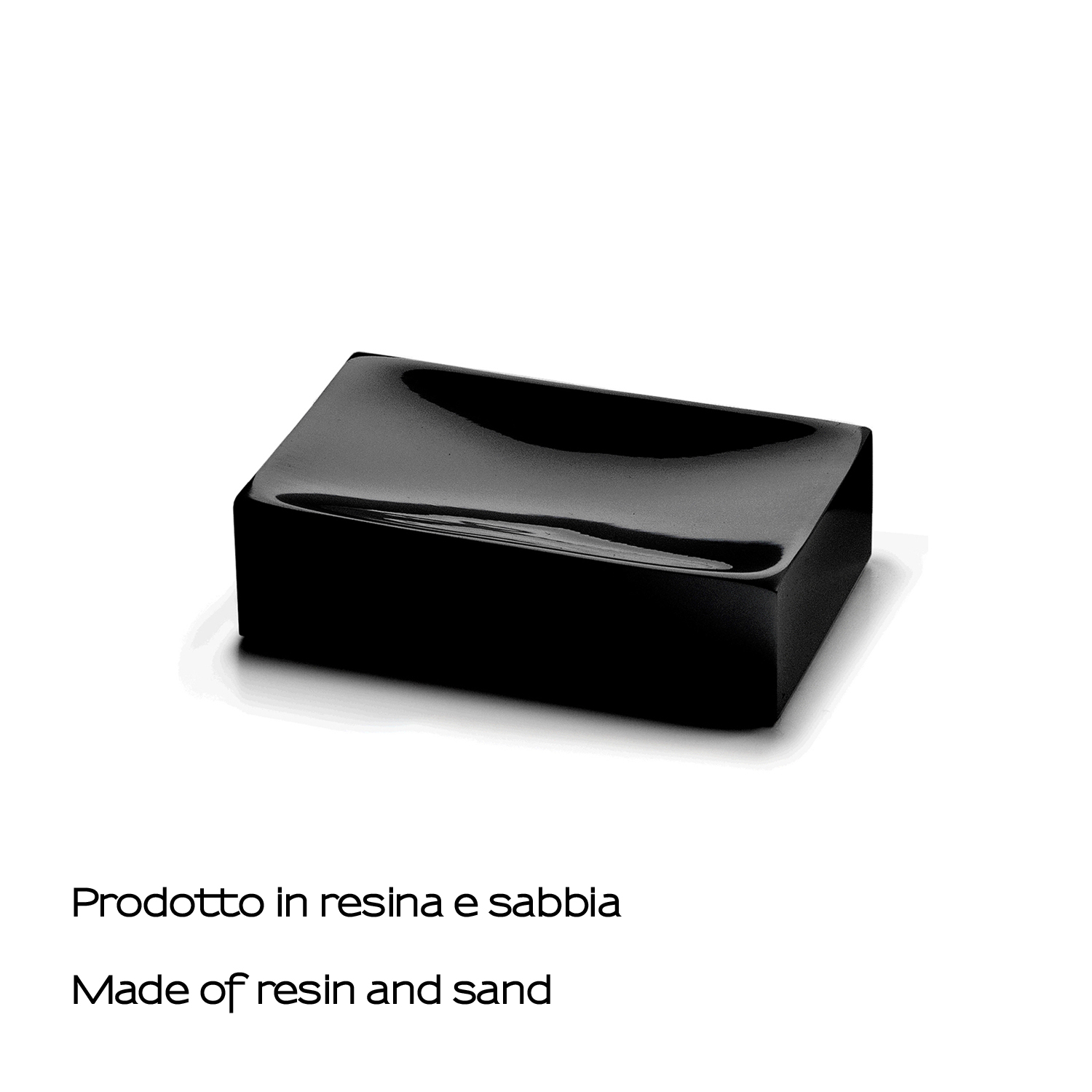 Portasapone InterDesign IDesign - 3 Pezzi - Plastica PVC Nero - Con Superficie Rialzata Per Bagno E Cucina