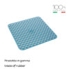 Geo non slip mat for shower 53x53 cm light blue - Image 3