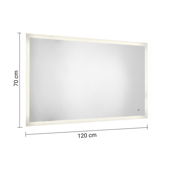 PENSILE PER SPECCHIO PALACE 1 ANTA BIANCO LUCIDO 20x20x74 Cm (LxHxP - Foto 6