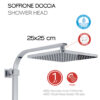 Star mix 01 colonne de douche extensible chrome – Image 3