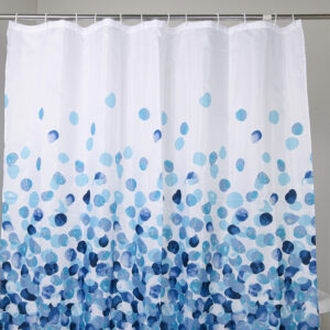 Vaniglia Tenda Doccia In Tessuto 180×200 Cm Bianco