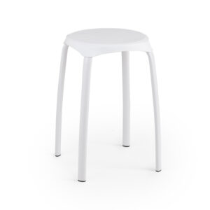 Quadro sgabello bianco