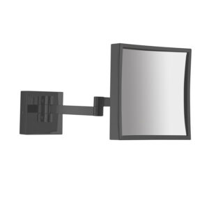 Maya specchio ingranditore nero matt