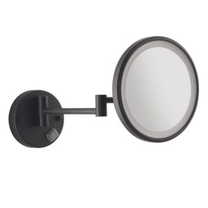 Eva magnifying mirror matt black