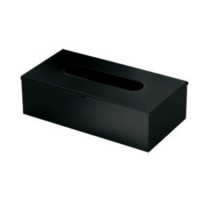 Tissue box matt black