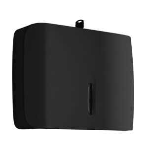 Dispenser for paper towel sheets black