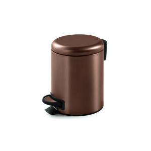 Potty pedal bin rose gold