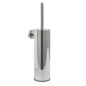 Project wall toilet brushed holder polished