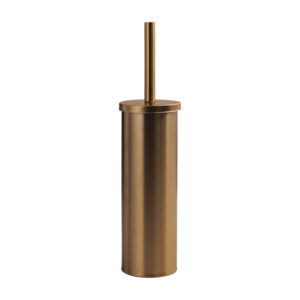 Flip toilet brush holder rose gold