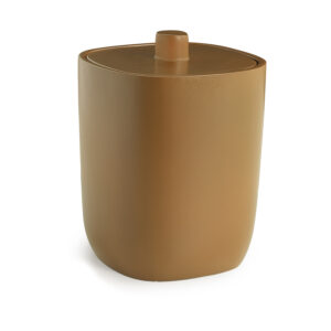 Macaron barattolo da cucina giallo senape matt