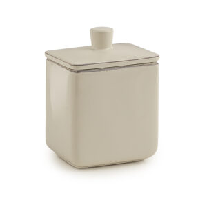 Meringa barattolo da cucina piccolo bianco/beige