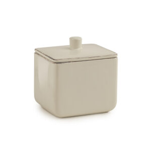 Meringa barattolo da cucina medio bianco/beige