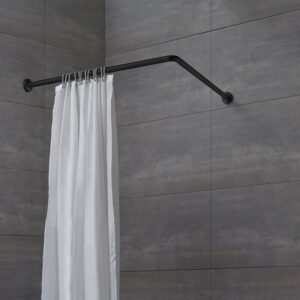 Asta angolare nero matt