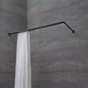 Asta angolare nero matt