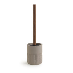 Thea  toilet brush holder grey/natural dark
