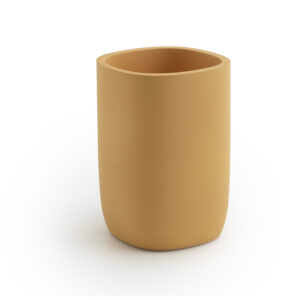 Ylenia portaspazzolini giallo senape matt