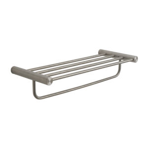 Ande double shelf for towels brushed