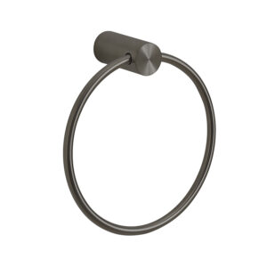 Ande anneau porte serviette gun metal