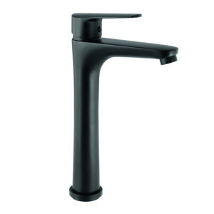 Como miscelatore lavabo alto nero matt