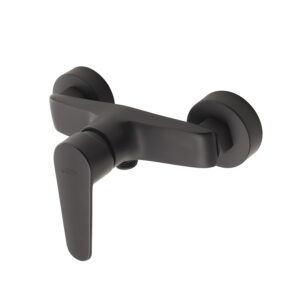 Como mezclador exterior para ducha nero mate