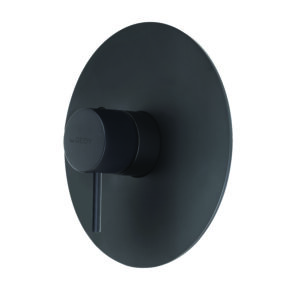 Garda concealed shower mixer matt black