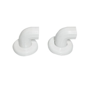 Friend set 2 curve 90° e 2 cover bianco