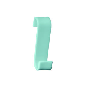 Merlino percha para radiadores decorativos azul polvo mate