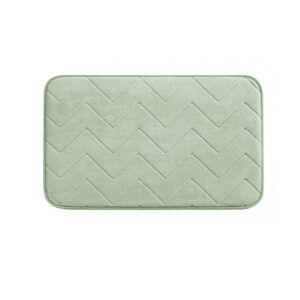 Mousse tapis de bain memoire de forme 50x80 verte