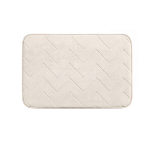 Mousse tapis de bain memoire de forme 50x80 beige