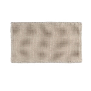 Waffle tappeto bagno 70x50 crema