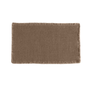 Waffle tappeto bagno 70x50 tortora