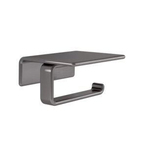 Il giglio portarotolo coperto gun metal