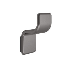 Il giglio appendiabiti singolo gun metal