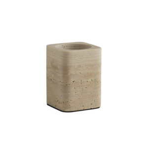 Silvy  toothbrush holder travertino